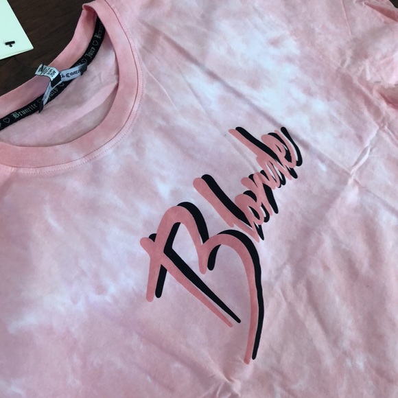 🌟NEW JUICY COUTURE BLONDE JUICY BOXY T MARBLE DYE - Picture 7 of 7